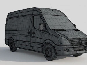 Mercedes Benz Sprinter 3D Model