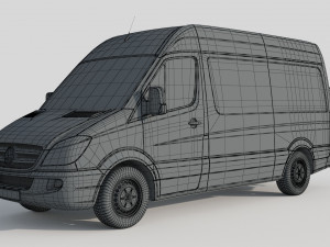 Mercedes Benz Sprinter 3Dモデル