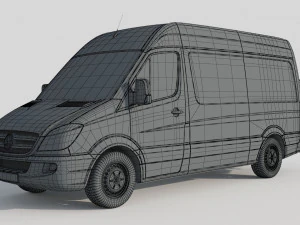Mercedes Benz Sprinter 3D Model