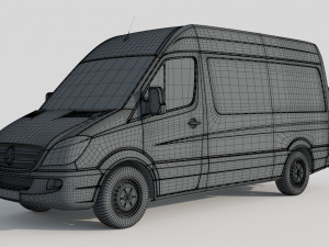 Mercedes Benz Sprinter 3Dモデル