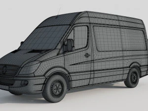 Mercedes Benz Sprinter 3D Model