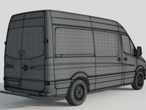 Mercedes Benz Sprinter 3D Model
