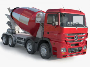 Misturador Mercedes Actros 4140 Modelo 3D