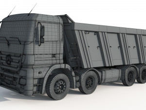 Mercedes Actros 4140 3D Model