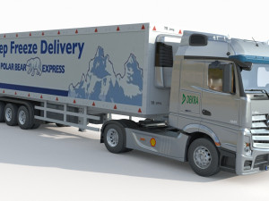 Mercedes Actros Modello 3D
