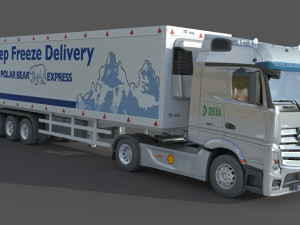Mercedes Actros Modello 3D