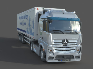 Mercedes Actros Modello 3D
