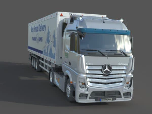 Mercedes Actros 3D Model