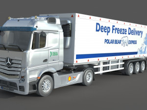 Mercedes Actros Modello 3D