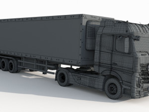Mercedes Actros Modello 3D