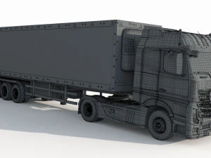 Mercedes Actros 3D Model