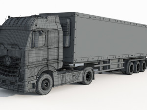 Mercedes Actros Modello 3D