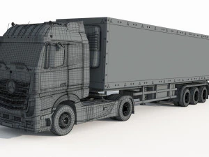 Mercedes Actros 3D Model