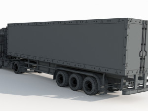 Mercedes Actros Modello 3D