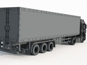 Mercedes Actros Modello 3D