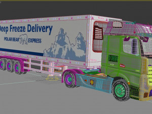 Mercedes Actros Modello 3D