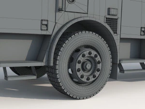 Fire Rescue Truck 3D Model