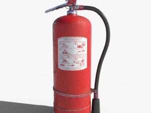 Feuerl&ouml;scher 3D Modell