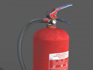 Огнетушитель 3D Модель