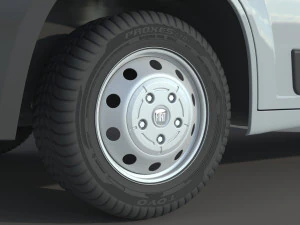 Fiat Ducato Van Police 3D Model