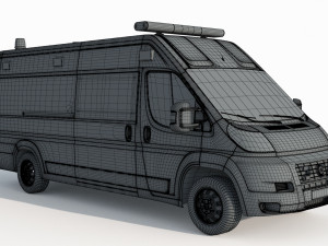 Fiat Ducato Van Ambulance 3D 模型