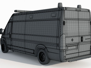 Fiat Ducato Van Ambulance 3D 模型