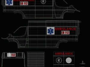 Fiat Ducato Van Ambulance 3D 模型