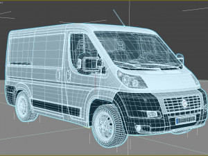 Fiat Ducato 23 MJT Panelvan Modèle 3D