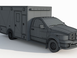 Dodge Ran 5500 Fire Rescue 3D Модель
