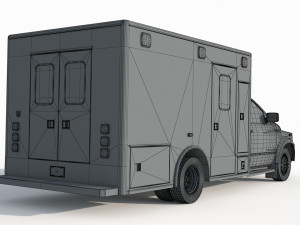 Dodge Ran 5500 Fire Rescue 3D Модель