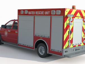 Dodge Ram 1500 Fire Modelo 3D
