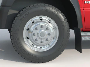 Dodge Ram 1500 Fogo Modelo 3D