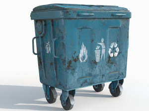Garbage bin 3D 모델
