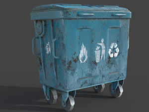 Garbage bin 3D 모델