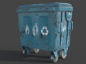 Garbage bin 3D 모델