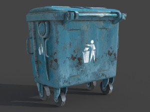 Garbage bin 3D 모델