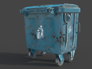 Garbage bin 3D 모델