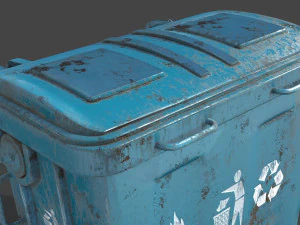Garbage bin 3D Model