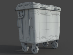 Garbage bin 3D 모델
