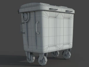 Garbage bin 3D Model