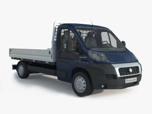 Fiat Ducato 22 Open Laadbak Euro 4 Modelo 3D