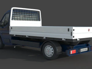 Fiat Ducato 22 Open Laadbak Euro 4 3D Model