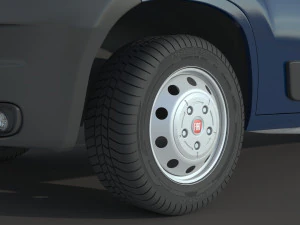 Fiat Ducato 22 Open Laadbak Euro 4 3D Model