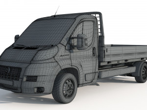 Fiat Ducato 22 Open Laadbak Euro 4 3D Model