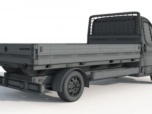Fiat Ducato 22 Open Laadbak Euro 4 3D Model