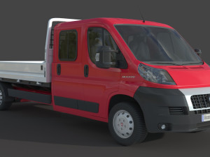 Fiat Ducato Doble Cabina 3Dモデル