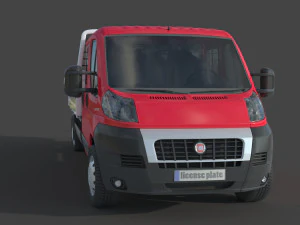 Fiat Ducato Doble Cabina 3D Model