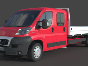 Fiat Ducato Doble Cabina 3Dモデル