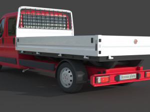 Fiat Ducato Doble Cabina 3Dモデル