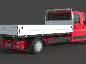 Fiat Ducato Doble Cabina 3Dモデル